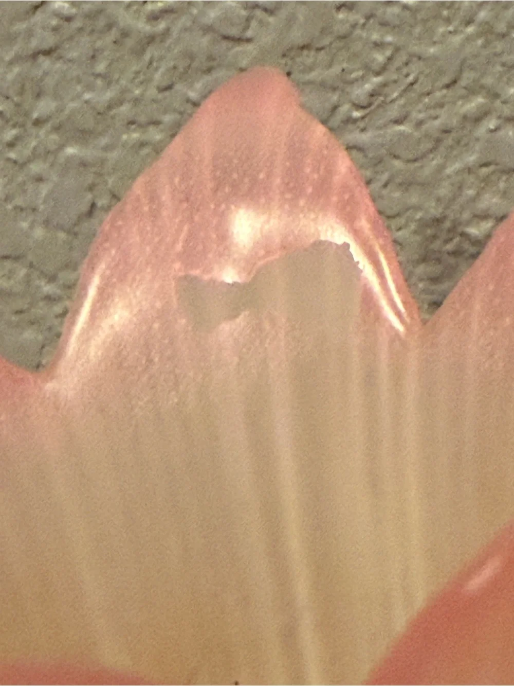 PartyLite Pink and White Frosted Glass Tulip Votive Holder - Picture 5 of 5